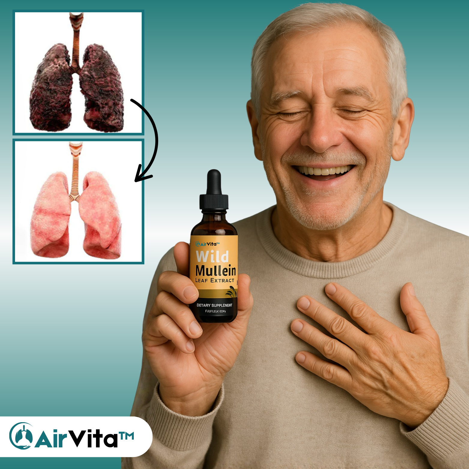 AirVita™ Djup Lungavgiftning Droppar