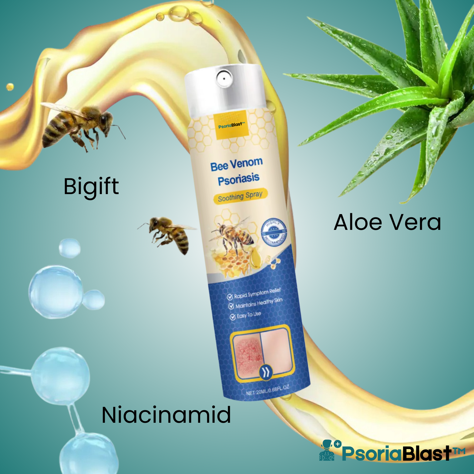 PsoriaBlast™ Bee Venom Psoriasis Spray