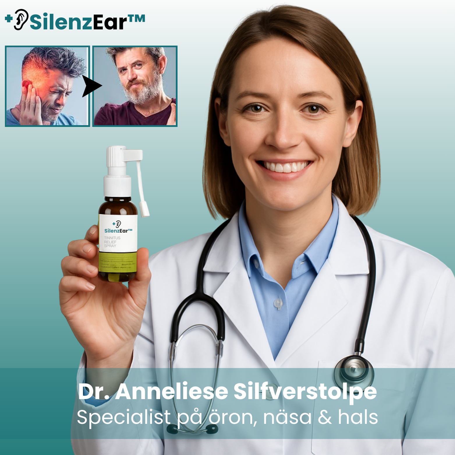 SilenzEar™ Omedelbar Tinnitus-Relief Spray