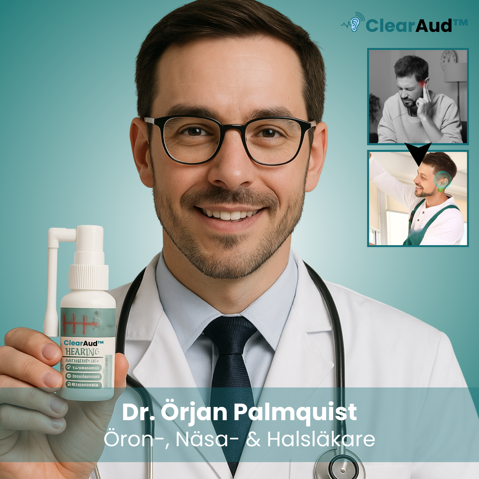 ClearAud™ Hörselåterställande Spray