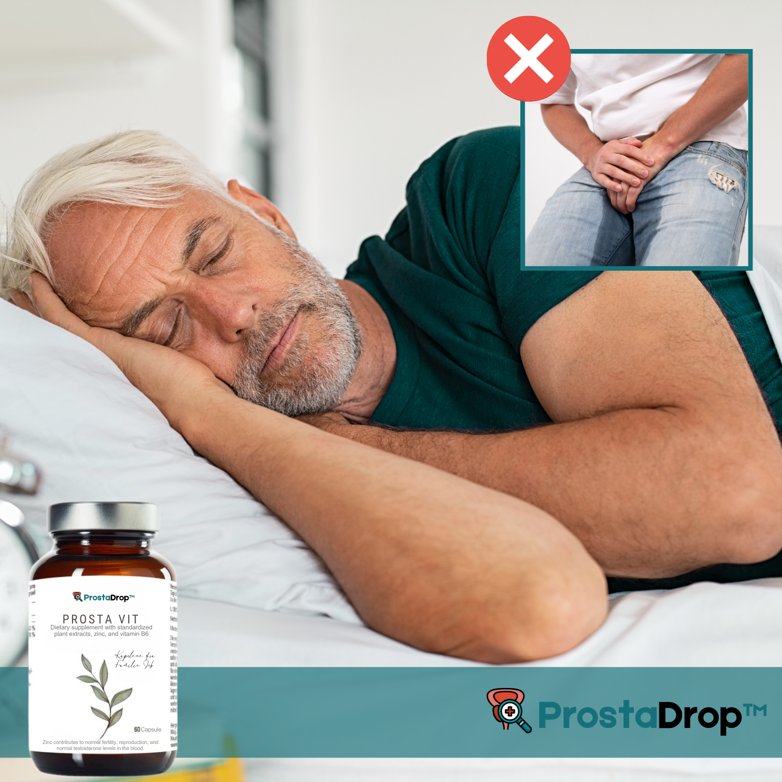 ProstaDrop™ Avancerade Prostatastödjande Kapslar