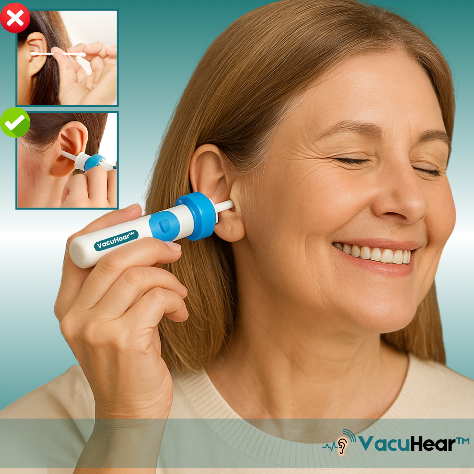VacuHear™ Öronsugningsenhet