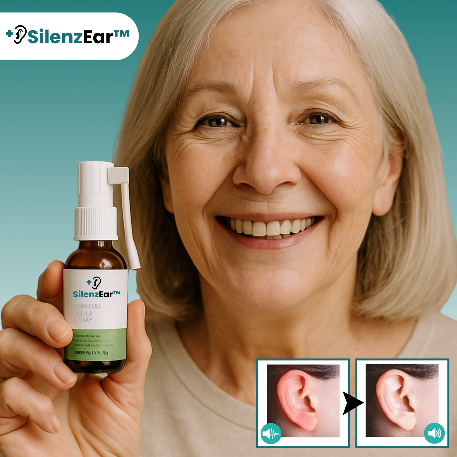 SilenzEar™ Omedelbar Tinnitus-Relief Spray