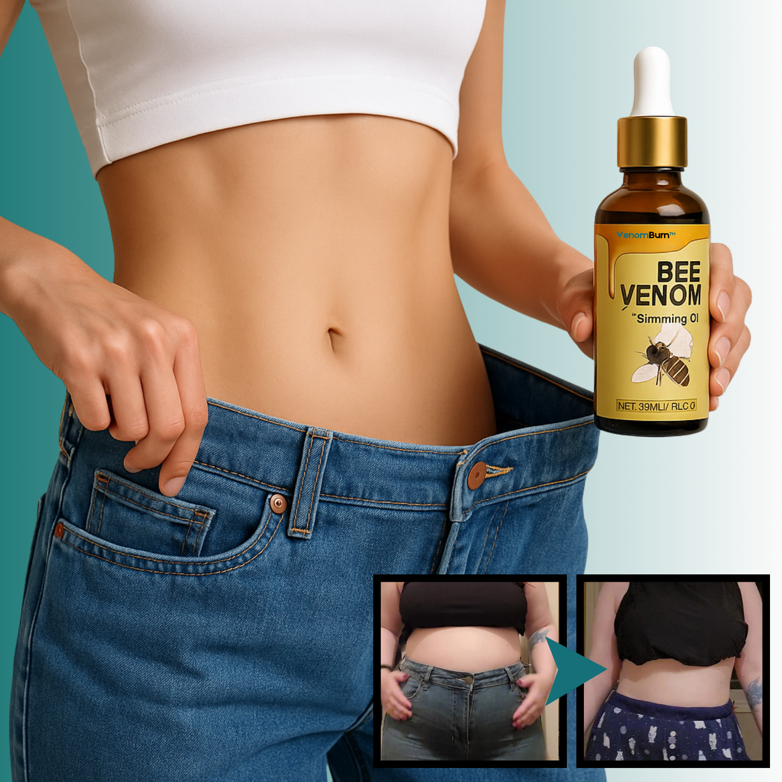 VenomBurn™ Slimmande Olja med Bigift