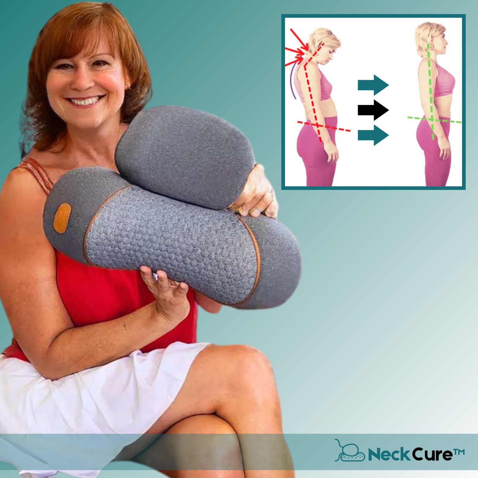 NeckCure™ Avancerad 3-i-1 Nackmassageapparat