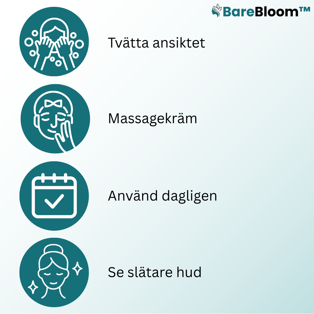 BareBloom™ Hormonell Hårborttagningskräm
