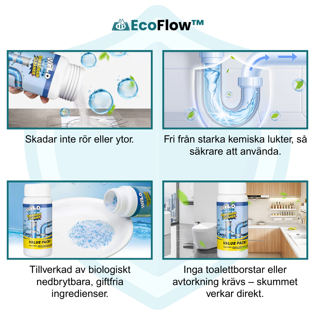 EcoFlow™ Avloppsrensare