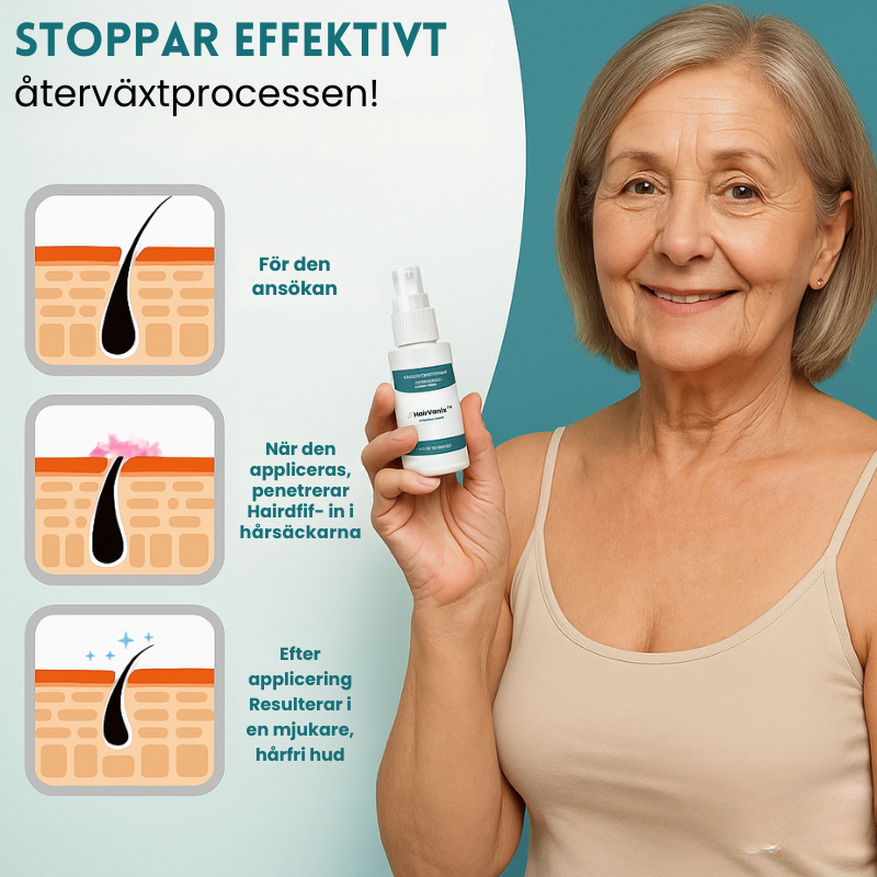 HairVanix™ hårborttagningsspray