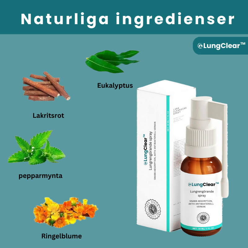LungClear™  Lungrengöringsspray