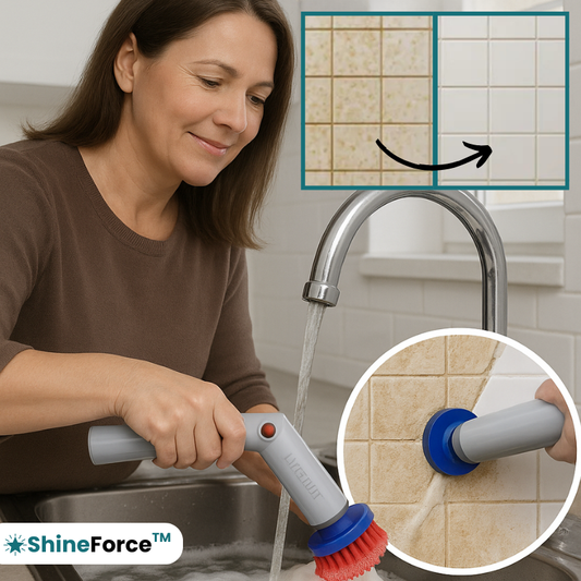 ShineForce™ Turbo rengöringsborste
