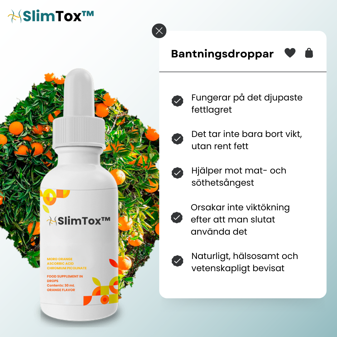 SlimTox™ Bantningsdroppar